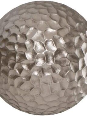 Ivilon Drapery Rod Set Hammered Ball Design Satin Nickel Finish - 16-28", 1" Dia
